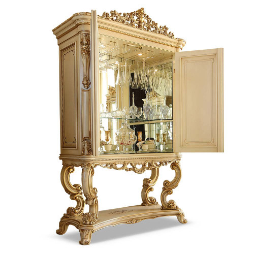 Hausbar Barschrank Bar Luxus Weinregal Weinschrank Schrank Beige Holz Hausbar Barschrank Bar Luxus Weinregal Weinschrank Schrank Beige Holz von Xl Moebel