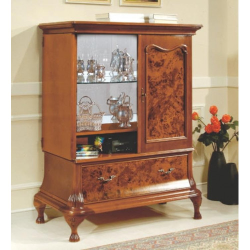 Hausbar Schrank Wohnzimmer Schränke Barschrank Vitrine Italienische Möbel Holz Hausbar Schrank Wohnzimmer Schränke Barschrank Vitrine Italienische Möbel Holz von Xl Moebel