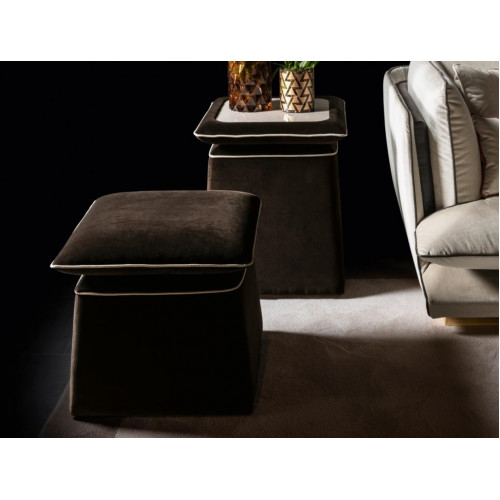 Hocker Fußhocker Ottoman Sitzhocker Sitzpouf Wohnzimmer Designer arredoclassic von Xl Moebel