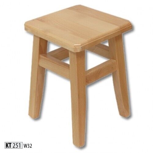 Hocker Sitzmöbel Holz Massiv Echtholz Stuhl Sitz Holzhocker Holzstuhl Sitzhocker von Xl Moebel