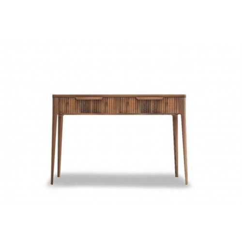 Holz Konsolentisch Ablagetisch Walnuss Natur - Toros Schwarzer Marmor Holz Konsolentisch Ablagetisch Walnuss Natur - Toros Schwarzer Marmor von Xl Moebel