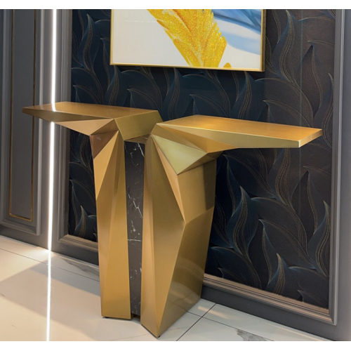 Holz Modern Möbel Konsolentisch Gold Tisch Stil Design Konsole Neu von Xl Moebel
