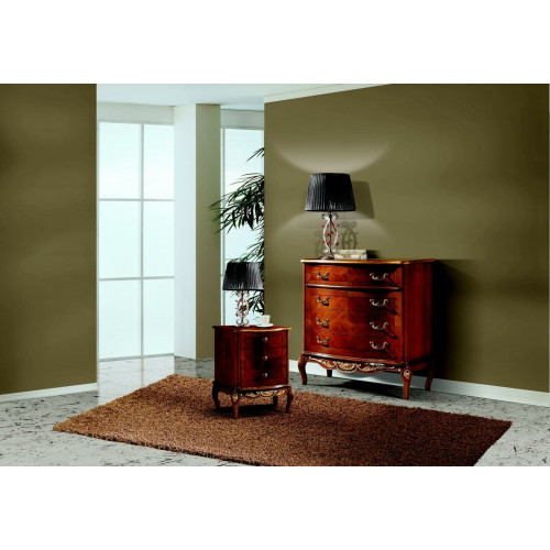 Italienische Barock Möbel Nachttisch Schlafzimmer Kleine Kommode Holz Braun Neu von Xl Moebel