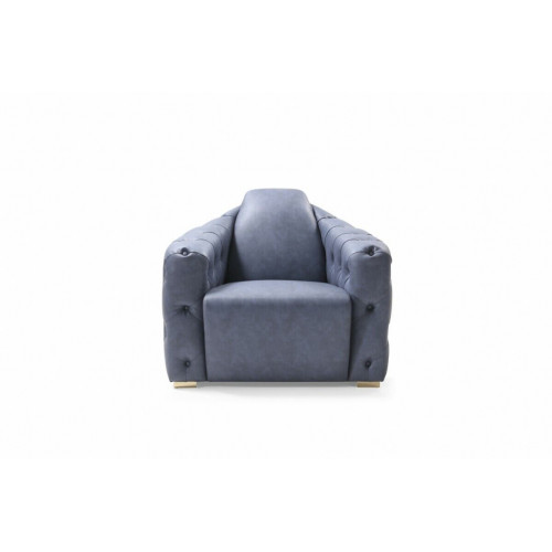 Italienische Disign Sofa 2x Einsitzer Couch Set 1+1 Sitz Polster Set Chesterfield Neu von Xl Moebel