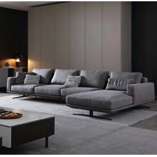 Italienische Stil Wohnzimmer Living Möbel L Form Textil Eckgarnitur Sitzpolster von Xl Moebel