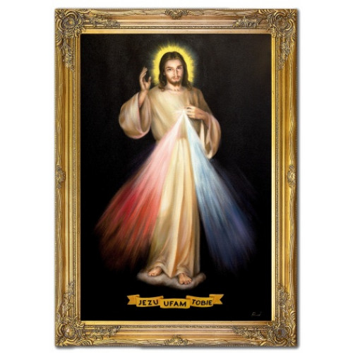 Jesus, ich vertrau dir Handarbeit Ölbilder Gemälde Leinwand G119936 von Xl Moebel