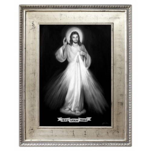 Jesus der Barmherzige Handarbeit Ölbilder Gemälde Leinwand Ölbild G119937 von Xl Moebel