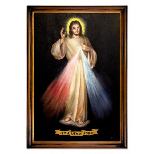 Jesus der Barmherzige Handarbeit Ölbilder Gemälde Leinwand Ölbild G119943 von Xl Moebel