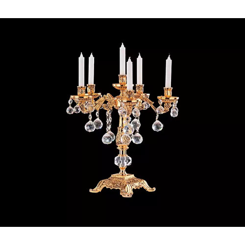 Kerzenständer Kerzenleuchter Kerzenhalter Tischleuchter Elegant Gold von Xl Moebel