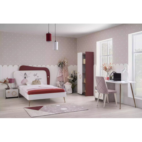 Kindermöbel Luxus Kinderzimmer Garnitur Bett Schreibtisch Regal 4tlg von Xl Moebel