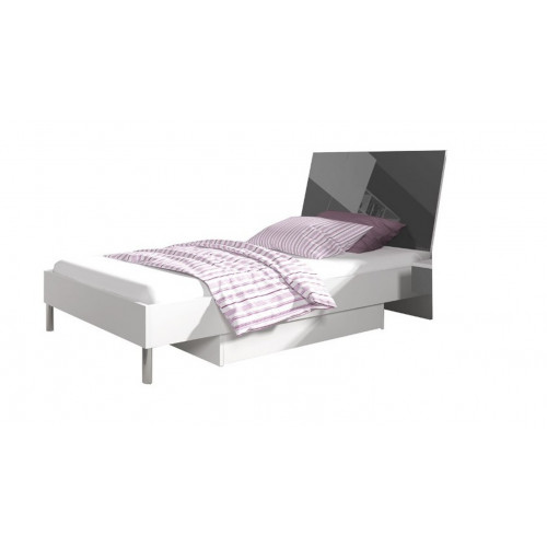 Kinderzimmer Bett Schlafzimmer Betten Einzelbett Single Jugendzimmer Grau Holz von Xl Moebel