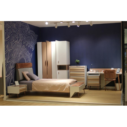 Kinderzimmer Set Bett + Nachttisch + Bank Modern Set Bett 3tlg. Bank Komplett Kinderzimmer Set Bett + Nachttisch + Bank Modern Set Bett 3tlg. Bank Komplett von Xl Moebel