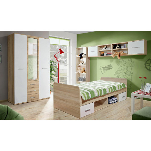 Kinderzimmer Set Bett Nachttisch Designer Kleiderschrank Modern Einrichtung 4tlg Kinderzimmer Set Bett Nachttisch Designer Kleiderschrank Modern Einrichtung 4tlg von Xl Moebel