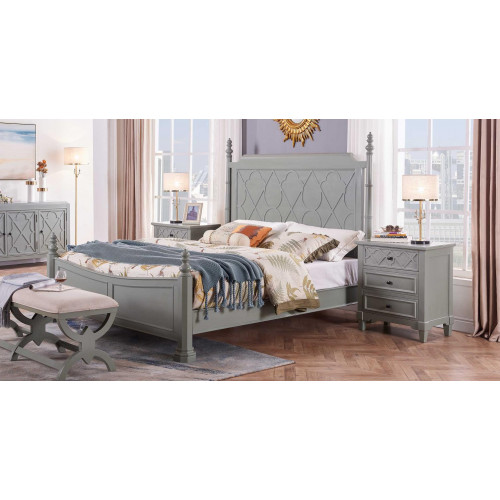Klassisch Bett 2x Nachttisch 3tlg. Schlafzimmer Set Betten neu Luxus 150x200 Neu von Xl Moebel
