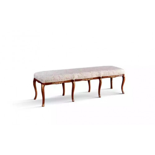 Klassische Braun Sitzbank Design Textil Neu Polster Stoff Sitzmöbel Neu von Xl Moebel