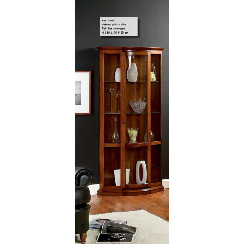 Klassische Braun Vitrine Französischer Stil Möbel Kommode Anrichte Glasschrank von Xl Moebel