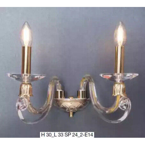 Klassische Wandleuchte Lampe Kronleuchter Wandlampen Leuchte Kristall von Xl Moebel