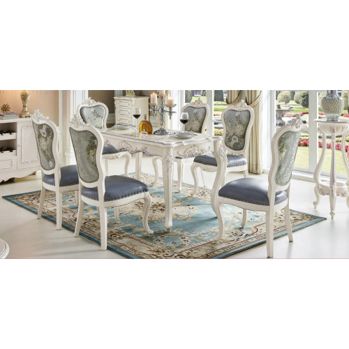 Klassischer Antik Stil Stuhl Echtholz  Textil Sessel Club Sitz Design Lounge von Xl Moebel
