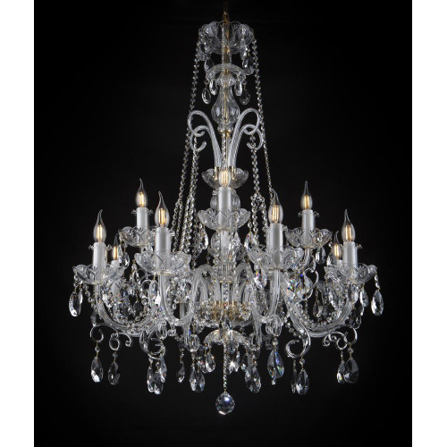 Klassischer Decken Kronleuchter Lampe Beleuchtung Kristall Neu Bohemia Leuchte von Xl Moebel