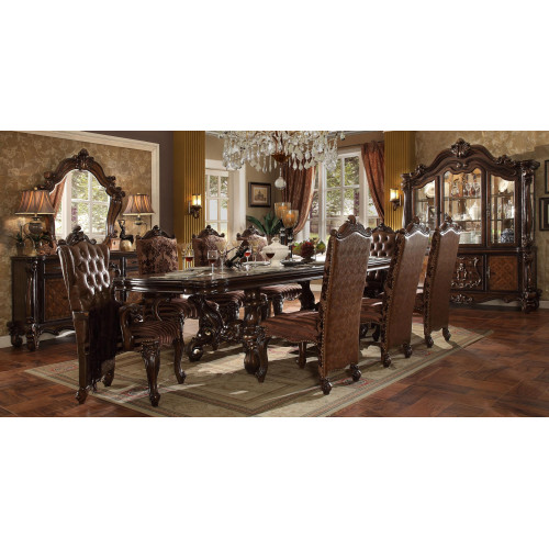 Klassischer Esstisch Holz Esszimmer Garnitur 8x Stühle Designer Set von Xl Moebel