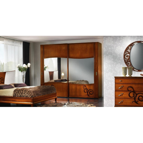 Kleiderschrank Wandschrank mit Schiebetüren Schrank Schränke Modern Schlafzimmer Kleiderschrank Wandschrank mit Schiebetüren Schrank Schränke Modern Schlafzimmer von Xl Moebel