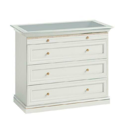 Kommode + Virtrine Schmuck Uhren Begehbarer Schrank Massiv Echtholz V-KG Kommode von Xl Moebel