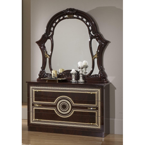 Kommoden Schrank mit Spiegel Edle Kommode Buffet Hochglanz Italienische Möbel von Xl Moebel