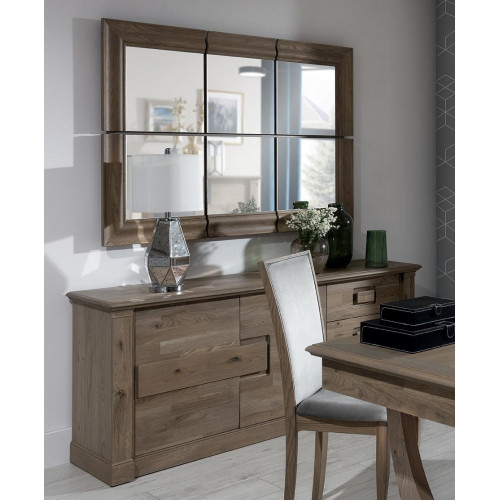 Kommoden Schrank mit Spiegel xxl Kommode Buffet Holz neu Anrichte 2tlg. Holz Set von Xl Moebel