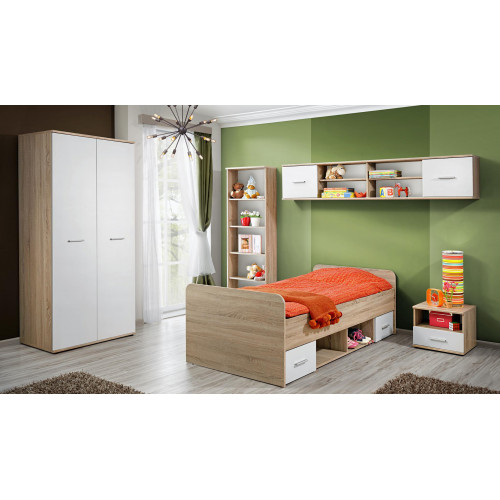 Komplett Kinderzimmer Set Nachttisch Designer Bett Modern Kleiderschrank Möbel Komplett Kinderzimmer Set Nachttisch Designer Bett Modern Kleiderschrank Möbel von Xl Moebel