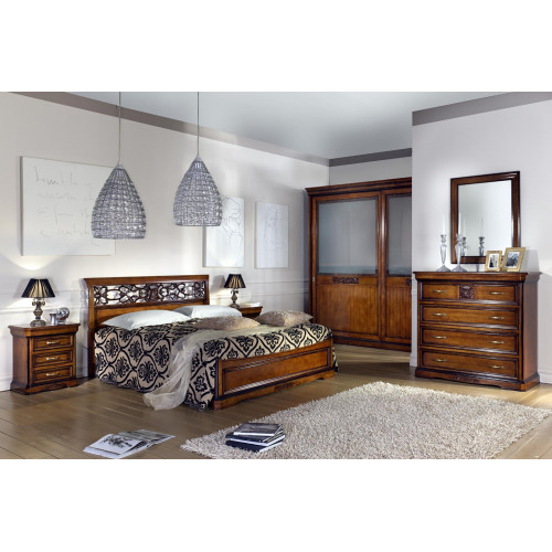 Komplett Schlafzimmer Set Braun Kleiderschrank Bett Nachttisch Kommode Spiegel Komplett Schlafzimmer Set Braun Kleiderschrank Bett Nachttisch Kommode Spiegel von Xl Moebel