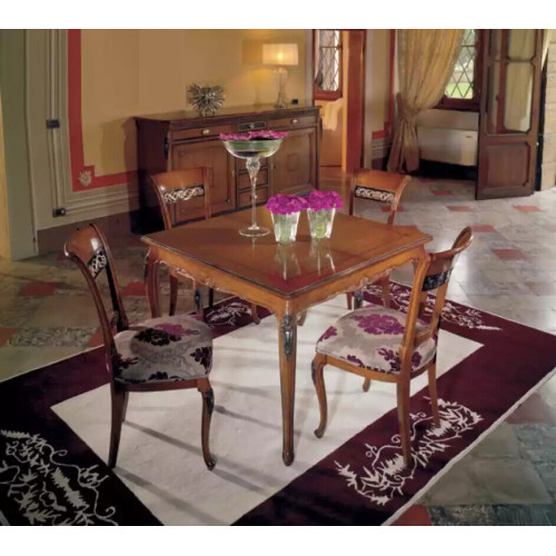 Komplett Set Esstisch 4x Stühle Esszimmer Set Ess Gruppe Holz Tisch 5tlg Komplett Set Esstisch 4x Stühle Esszimmer Set Ess Gruppe Holz Tisch 5tlg von Xl Moebel