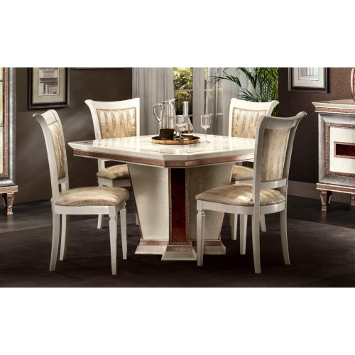 Komplett Set Esstisch 4x Stühle Esszimmer Set Ess Gruppe Holz Tisch Tische 5tlg von Xl Moebel