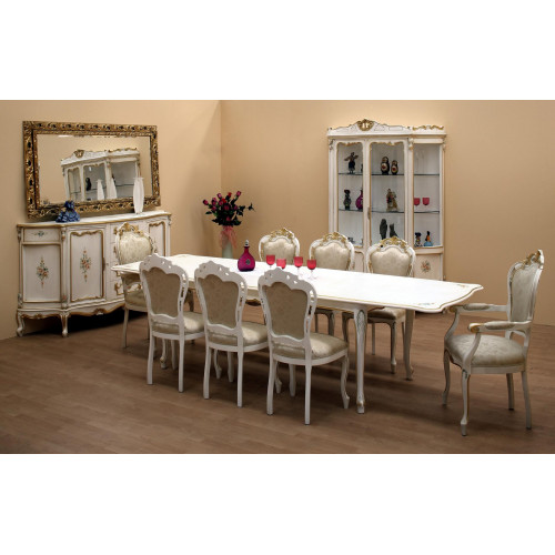 Komplett Set Esstisch 8 Stühle Esszimmer Set Ess Gruppe Holz Tisch Tische 12 tlg Komplett Set Esstisch 8 Stühle Esszimmer Set Ess Gruppe Holz Tisch Tische 12 tlg von Xl Moebel