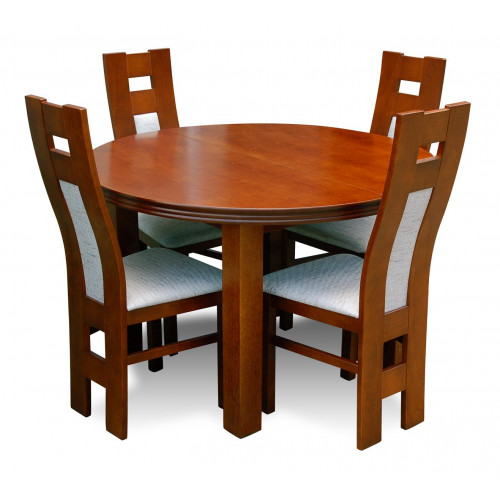 Komplett Set Esstisch Esszimmer 4x Stühle Set Ess Gruppe Holz Tisch Tische 5tlg Komplett Set Esstisch Esszimmer 4x Stühle Set Ess Gruppe Holz Tisch Tische 5tlg von Xl Moebel