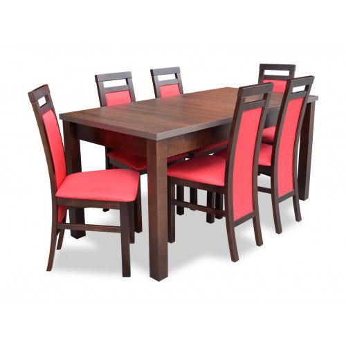 Komplett Set Esstisch Esszimmer 6x Stühle Set Ess Gruppe Holz Tisch Tische 7tlg Komplett Set Esstisch Esszimmer 6x Stühle Set Ess Gruppe Holz Tisch Tische 7tlg von Xl Moebel
