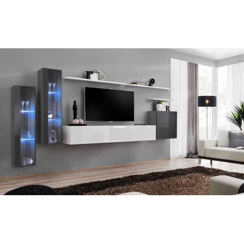 Komplett Wohnwand TV-Ständer Wandregal Luxus Wandschrank Einrichtung Designer von Xl Moebel