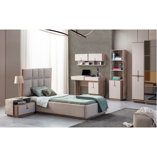 Komplette Kinderzimmer Garnitur Luxus Bett 1x Nachttische Bücherregal Komplette Kinderzimmer Garnitur Luxus Bett 1x Nachttische Bücherregal von Xl Moebel