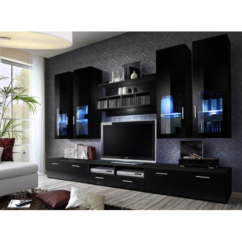 Komplette Wohnwand Modern Design Wohnzimmer Einrichtung Regale TV-Ständer Komplette Wohnwand Modern Design Wohnzimmer Einrichtung Regale TV-Ständer von Xl Moebel