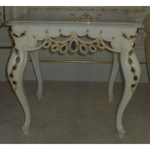 Konsole Barock Beistelltisch Glas Tisch Italienische Möbel Wohnzimmer Tische Neu von Xl Moebel