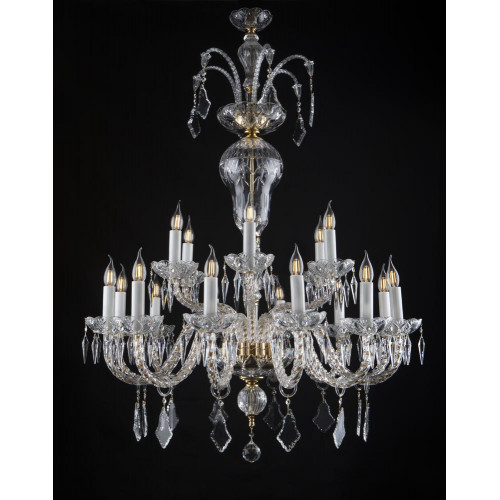 Kristall Kronleuchter Leuchte Lampe Deckenleuchte Luster Hängeleuchte Bohemia von Xl Moebel