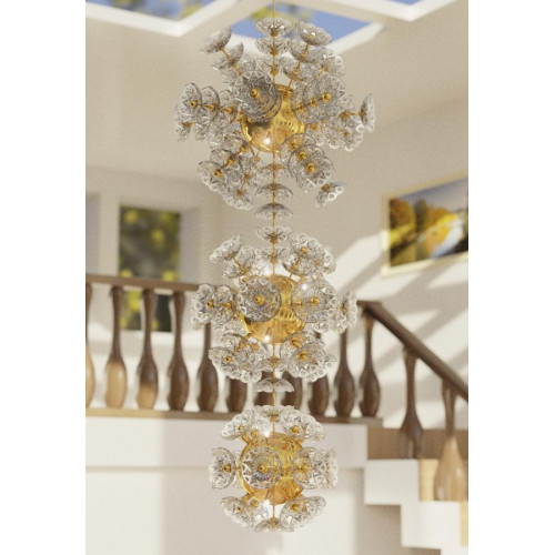 Kristall Kronleuchter Lüster Deckenleuchte Hängeleuchte Bohemia Flower Lampe Neu von Xl Moebel