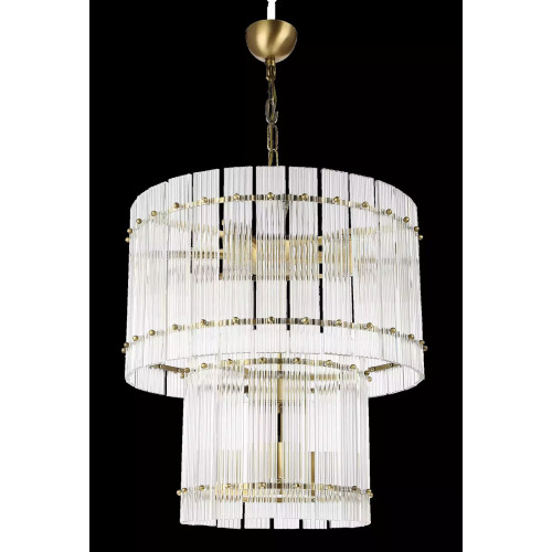 Kronleuchter Deckenleuchte Deckenlampe Wohnzimmer Glasbeleuchtung Neu von Xl Moebel