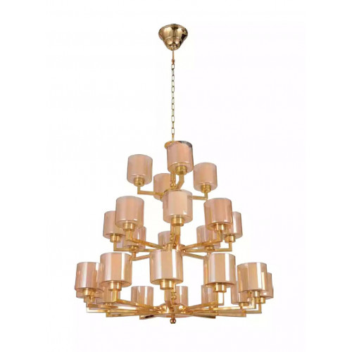 Kronleuchter Deckenleuchter Modern Gold Deckenlampe Lüster Glas XXL von Xl Moebel
