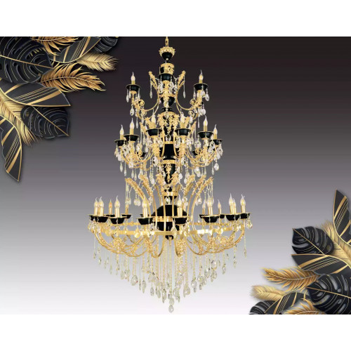 Kronleuchter Kristall Leuchte Deckenlampe Foyer Leuchten Deckenleuchten Kronleuchter Kristall Leuchte Deckenlampe Foyer Leuchten Deckenleuchten von Xl Moebel