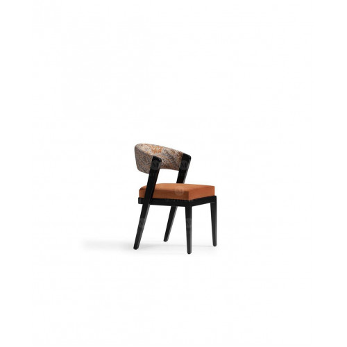 Küchenstühle Esszimmerstühle Stuhl Set 6tlg Stühle Orange Gruppe Holz von Xl Moebel