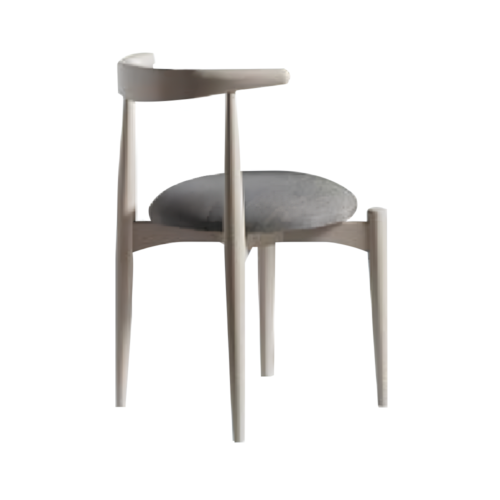 Küchenstuhl Esszimmerstuhl Holzstuhl ohne Armlehnen Beige Holz Modern von Xl Moebel