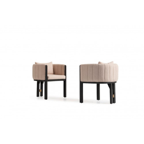 Küchenstuhl Esszimmerstuhl Set Stühle 2tlg Lehnstuhl Gruppe Beige von Xl Moebel