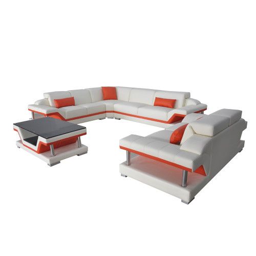 Leder Eck Sofa Garnitur Sofas Couchen Polster Wohnlandschaft Luxus Ecke von Xl Moebel