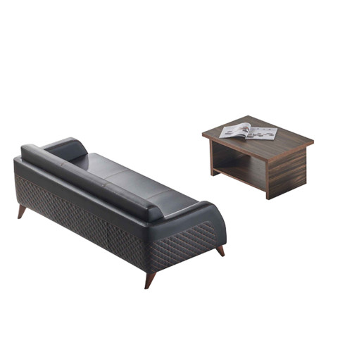 Ledersofa 3-Sitzer Sofa Couchtisch Couch Set Schwarz Braun Einlegeboden Ledersofa 3-Sitzer Sofa Couchtisch Couch Set Schwarz Braun Einlegeboden von Xl Moebel