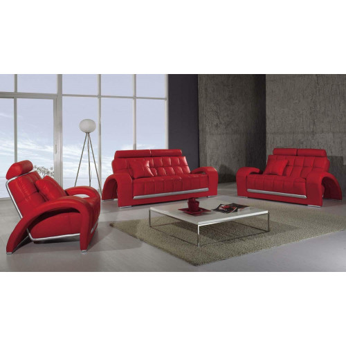Ledersofa Couch Wohnlandschaft 3+1+1 Sitzer Garnitur Sofa Sofagarnitur von Xl Moebel